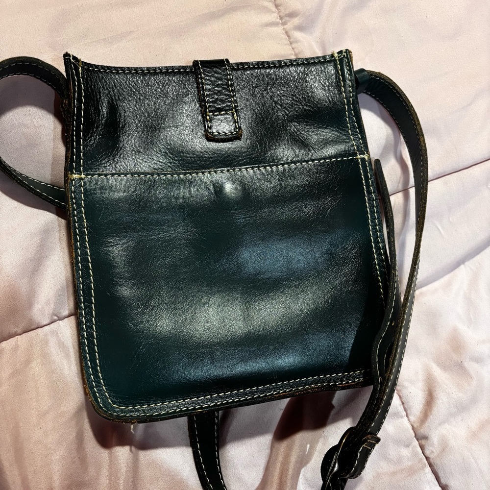 Patricia Nash  handbag Tooled Handbag 8x10Green Leather
